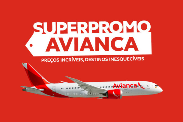Fim de semana Avianca promoção desde R$ 99