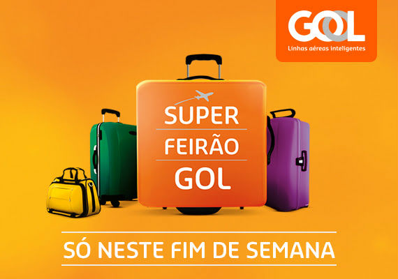 Super feirão Gol ofertas passagens aéreas